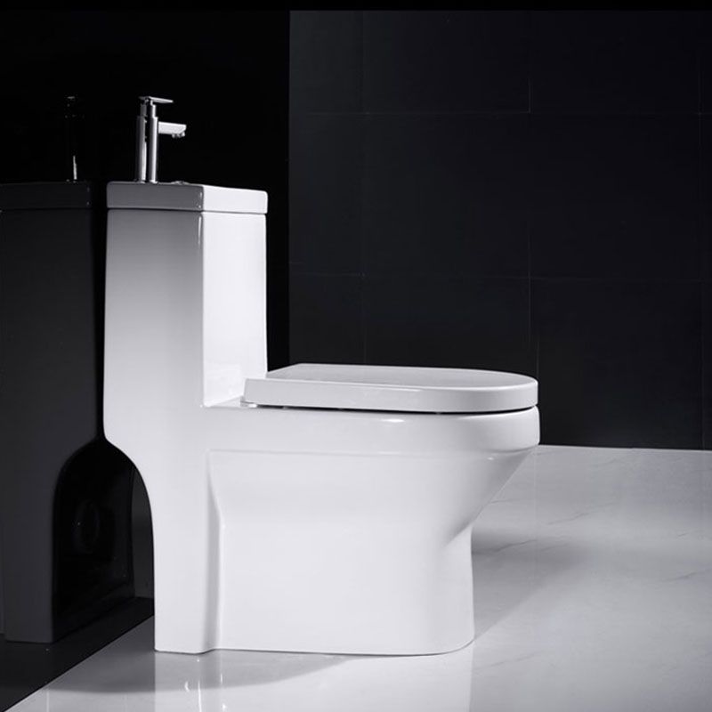 Moderne Toiletpot Vloermontage Porselein Alles-in-één Spoeltoilet