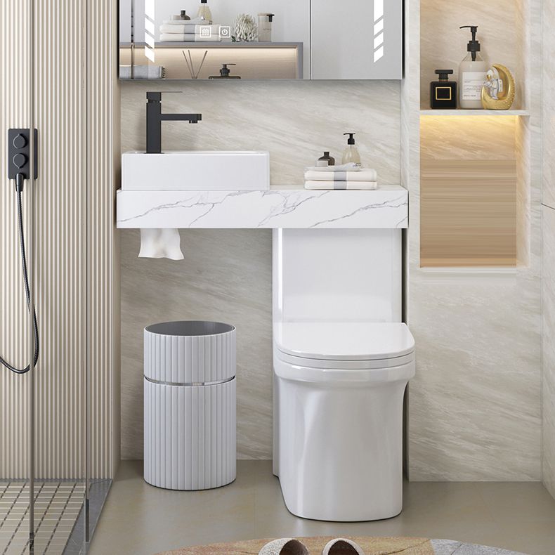 Contemporary Flush Toilet Vloermontage Eenstuk Toilet Urine Toilet