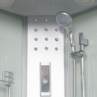 Dubbele Schuif Douchecabine Ronde Douchecabine met Licht en Handdoekrek