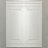 Glam Waterdichte Wandbekleding Effen Kleur Peelen en Plakken Binnenwandpaneel