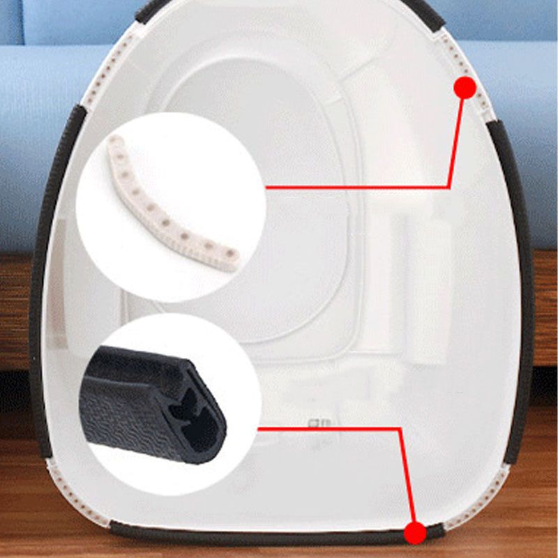 Contemporary Plastic Toilet Vloermontage Toiletpot met Zitting voor Badkamer