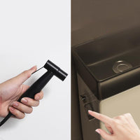 1-Piece Verlengd Spoeltoilet Keramische Toiletpot met Wasbak
