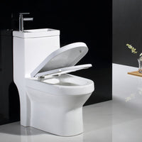 Moderne Toiletpot Vloermontage Porselein Alles-in-één Spoeltoilet