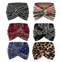 Brehn | Vintage-stijl Brede Batik-Haarband