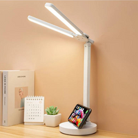 Verstelbare Leeslamp - Oplaadbaar Dimbaar met Telefontafel