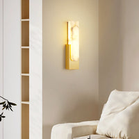Agatha Moderne Kunstmatige Alabaster Minimalistische Wandlamp