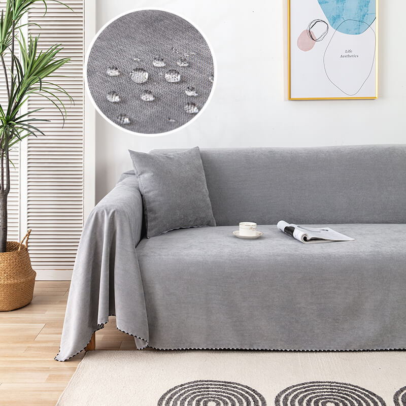 Premium Waterdichte Sofa Wurfdeken Hoezen met Jacquardrand