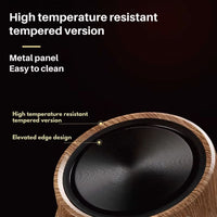 Mini Elektrische Kookplaat met Temperatuurregeling voor Compact Gebruik