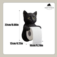PurrRoll – De charmante katten-toiletrolhouder!