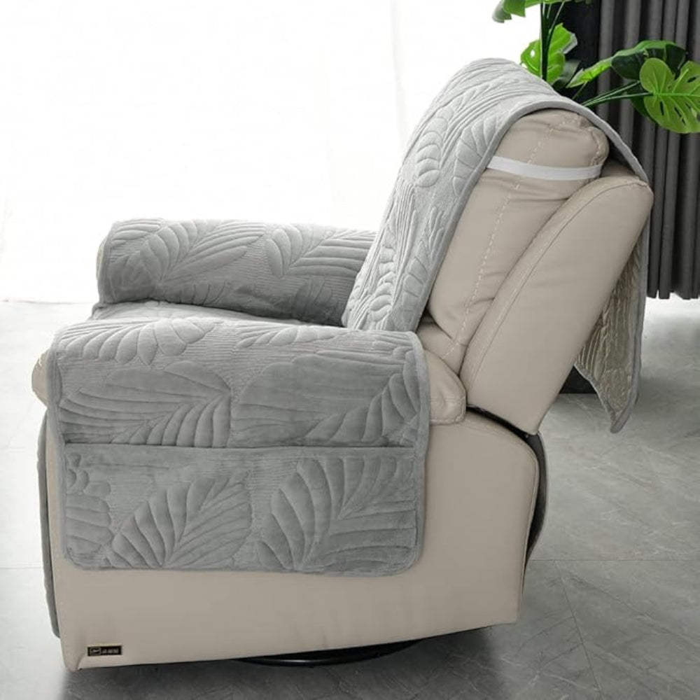 Groene Bladpatroon Relaxstoelhoes