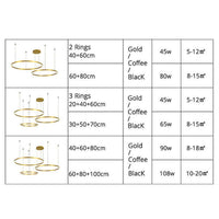 Remi Hanglamp Moderne Zwart/Goud/Koffie Salon