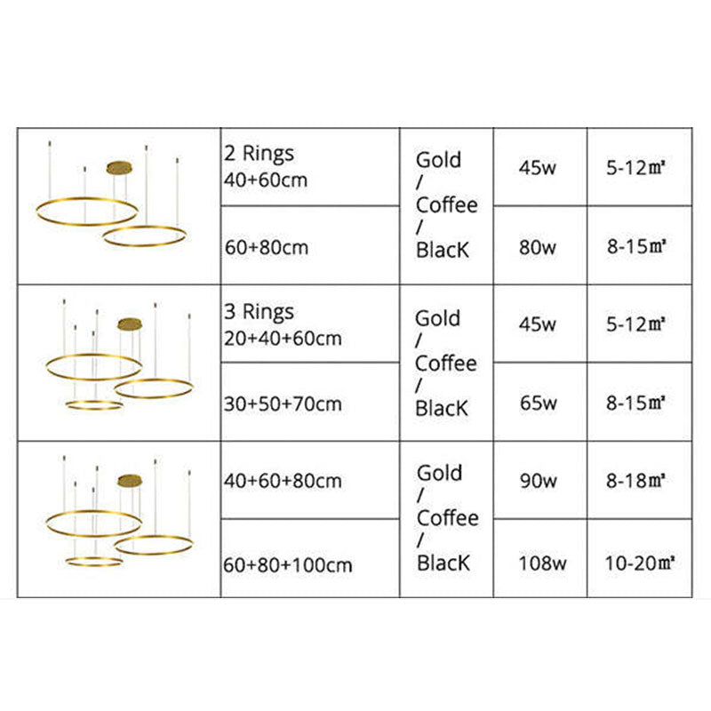 Remi Hanglamp Moderne Zwart/Goud/Koffie Salon