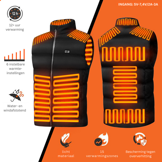 VitalWarm | Ervaar comfortabele warmte, wanneer en waar je wilt, met dit verwarmde vest