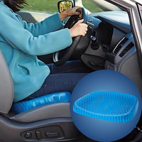 ComfortGel Orthopedisch Gel-Zitkussen | Drukverlichting - Staartbeenpijn - Lendensteun - Voor bureaustoel - Auto - Rolstoelgebruik