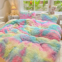 Snoepkleurige Zachte Dekbedovertrek - FluffCandy