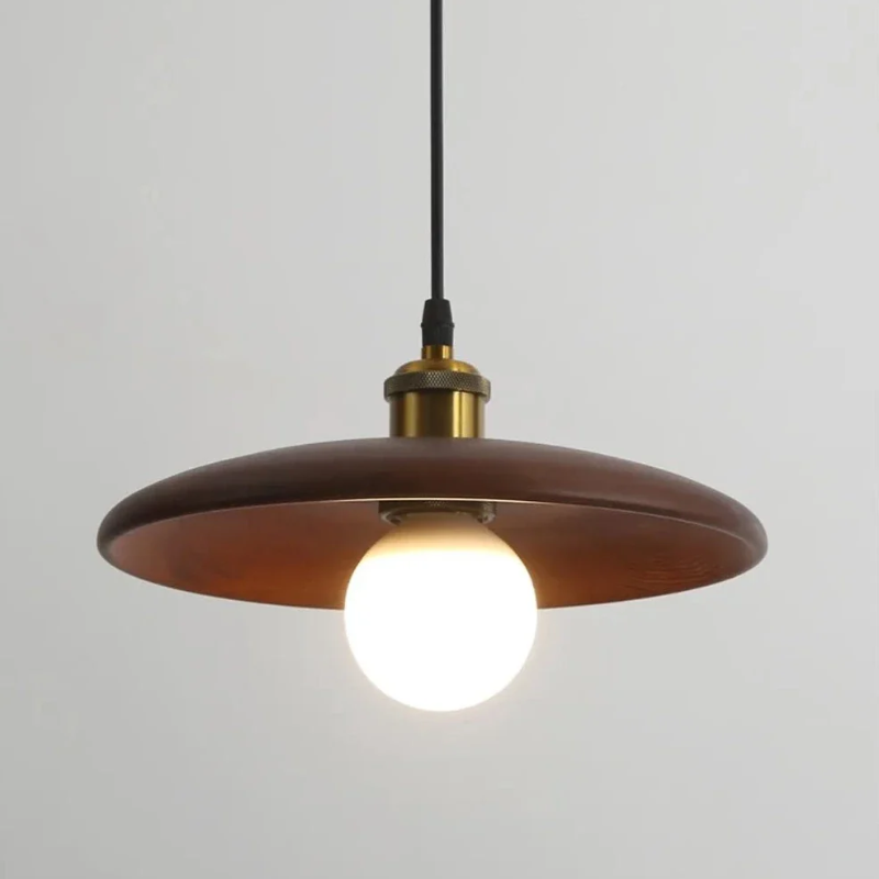 Virena - Nordic Minimalistische Houten LED Hanglamp