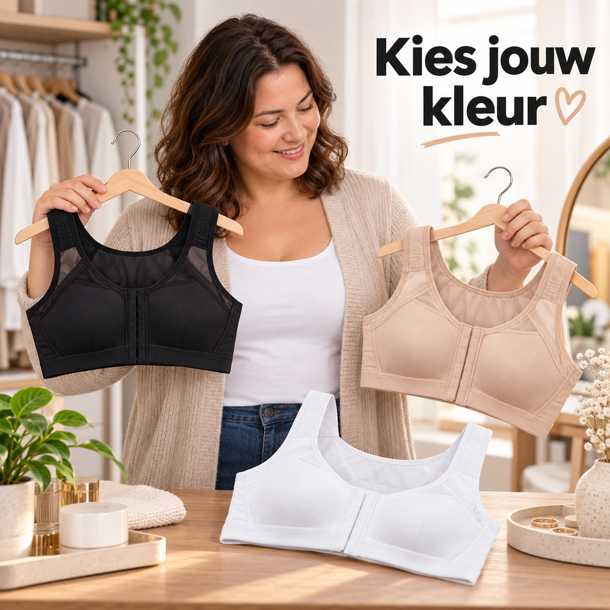 LuxAlign | Grote Maten BH met Brede Ondersteuning – S t/m 5XL