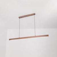 Arisha Moderne LED Hanglamp Lineair Zwart/Bruin Eetkamer Metaal