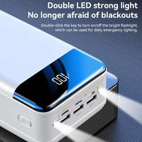 50.000mAh Ultra-Hoge Capaciteit Power Bank – Super Snelle Oplading voor Telefoons, Tablets & Laptops