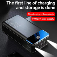 Voltaro Powerbank 50.000 mAh | Ultra-snel opladen | Voor laptop, tablet & smartphone | Compact & extreem krachtig