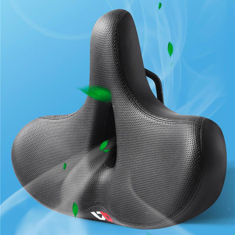 Ergonomisch Brede Fietszadel met Extra Padding voor Comfortabel Fietsen