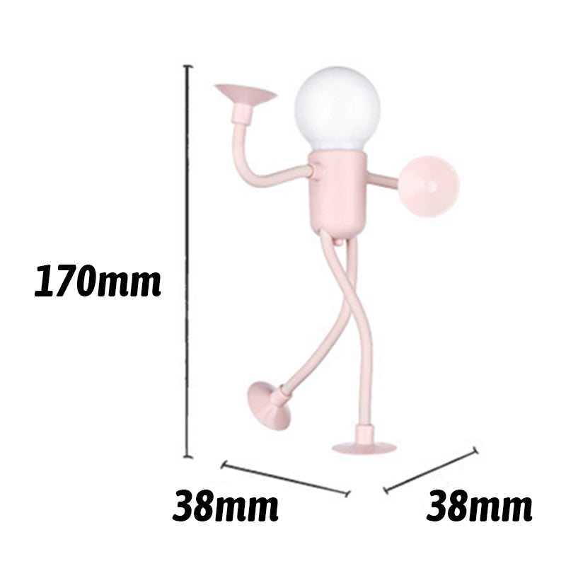 Buigbare nachtlamp met speelse design voor gezellige avonden