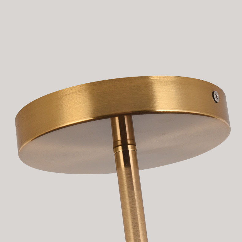 Japanse Houten Ronde LED Semi-Flush Mount Plafondlamp