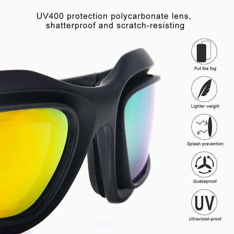 Gepolariseerde Motorfiets Zonnebril - UV400