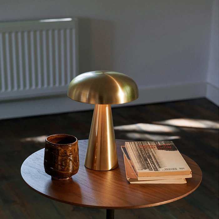 Draadloze Tafellamp | Oplaadbaar Paddenstoeldesign