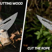 BladeCraft – Handgemaakt Vouwmes van Damascusstaal