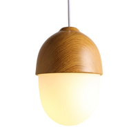 Noordse Houten Hanglamp
