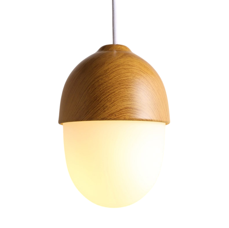 Noordse Houten Hanglamp