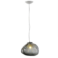 Minimalistische Glazen Hanglamp van Glasvezelwolken