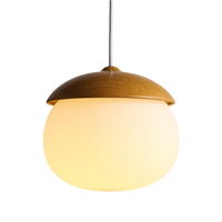 Noordse Houten Hanglamp