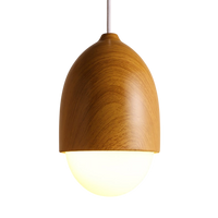 Noordse Houten Hanglamp