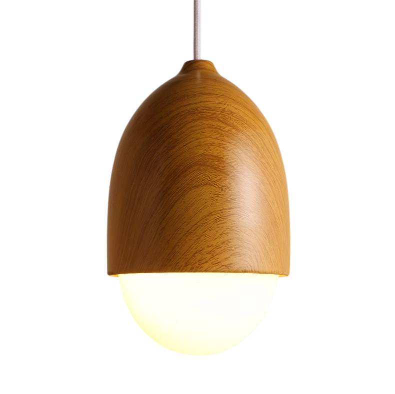 Noordse Houten Hanglamp