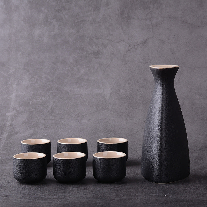 Japans Keramisch Sake | Traditionele Japanse keramische drinkset voor sake en thee