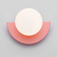Aurora Halve Cirkel Wandlamp | Kleurrijke Glazen Elegant