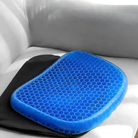 ComfortGel Orthopedisch Gel-Zitkussen | Drukverlichting - Staartbeenpijn - Lendensteun - Voor bureaustoel - Auto - Rolstoelgebruik