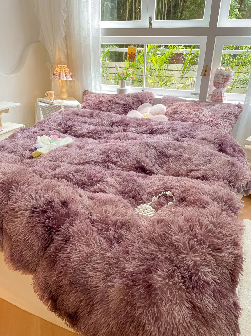 Snoepkleurige Zachte Dekbedovertrek - FluffCandy