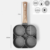 OmeletMaster - multifunctionele pan met vier secties voor een perfect ontbijt