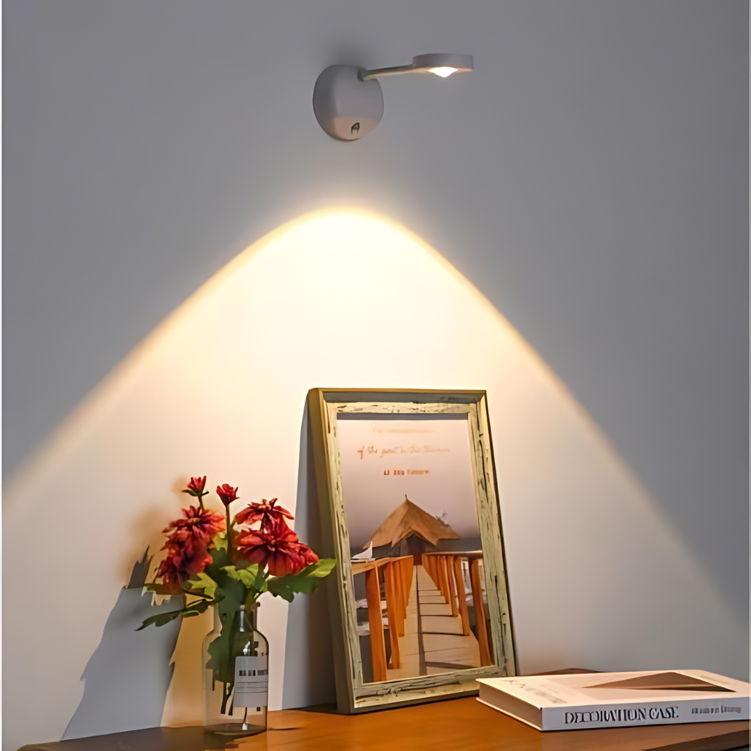Draadloze LED-Spotlight - 360° draaibaar & dimbaar met bewegingssensor