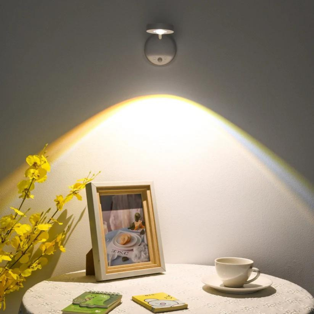 Draadloze LED-Spotlight - 360° draaibaar & dimbaar met bewegingssensor