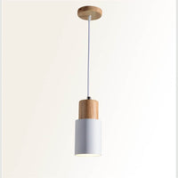 Metaal Houten Hanglamp | Modern Industrieel Ontwerp