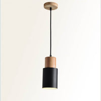Metaal Houten Hanglamp | Modern Industrieel Ontwerp