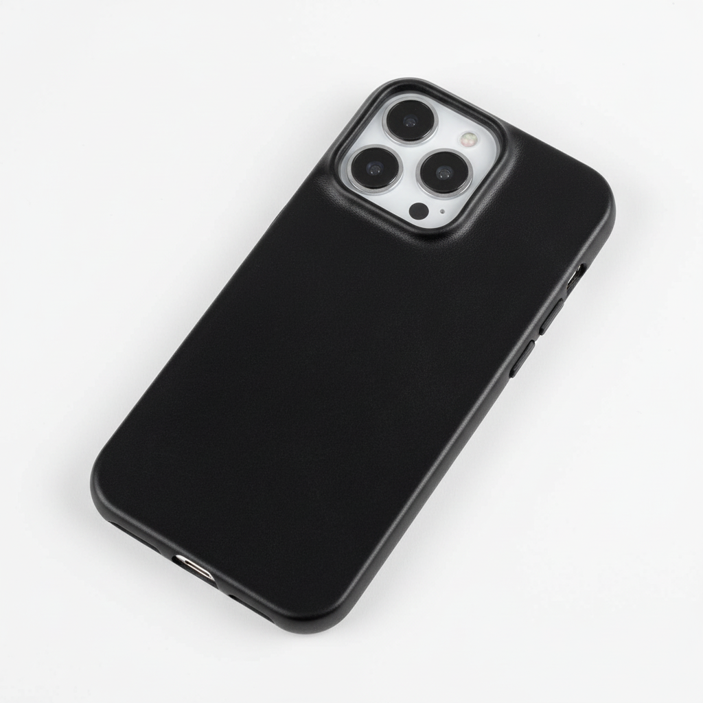 Leren Telefoonhoesje voor iPhone met Schokabsorberende Bescherming