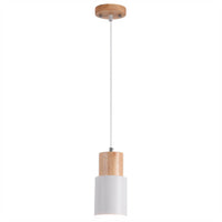 Metaal Houten Hanglamp | Modern Industrieel Ontwerp