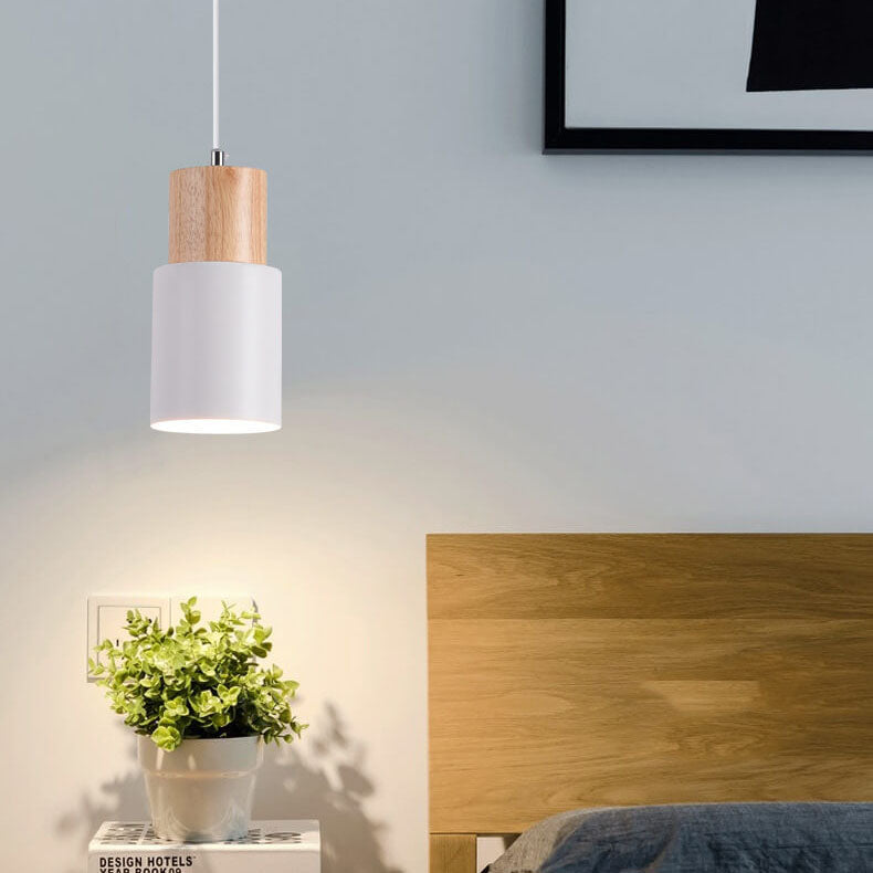 Metaal Houten Hanglamp | Modern Industrieel Ontwerp