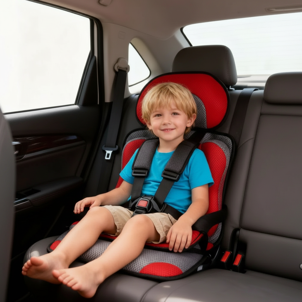 Draagbare Opvouwbare Kinderautostoel Voor Reizen