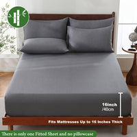 Zomer Koel Bamboe Vezel Hoeslaken – Luxe Ademend Comfort
